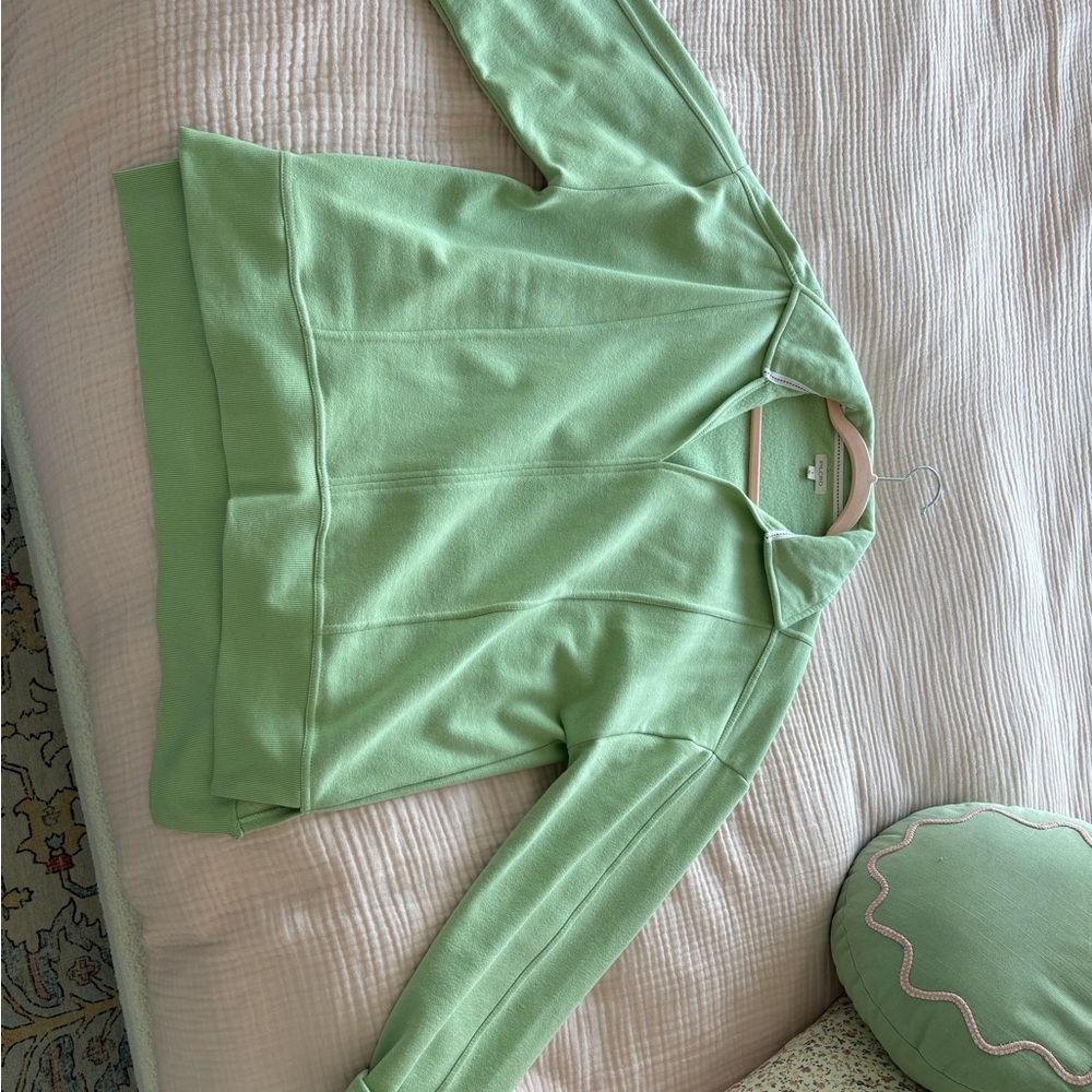 Anthropologie Pastel Mint Green Crewneck Sweater